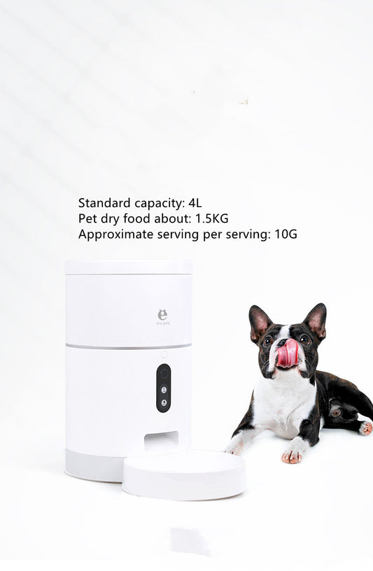 Smart Wifi Video Version Of Small One Pet Automatic Feeder Timing And Quantitative