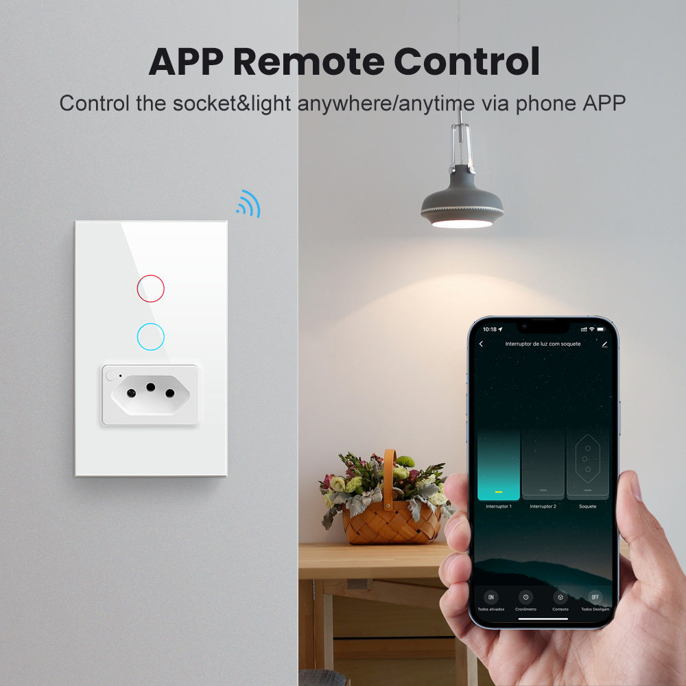 Home Fashion Voice Control Smart Socket